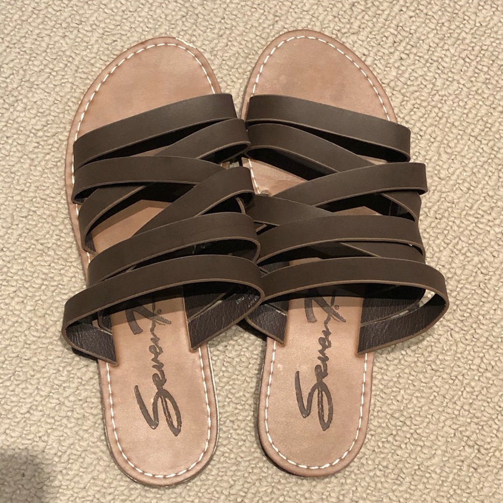 Seven sandals.